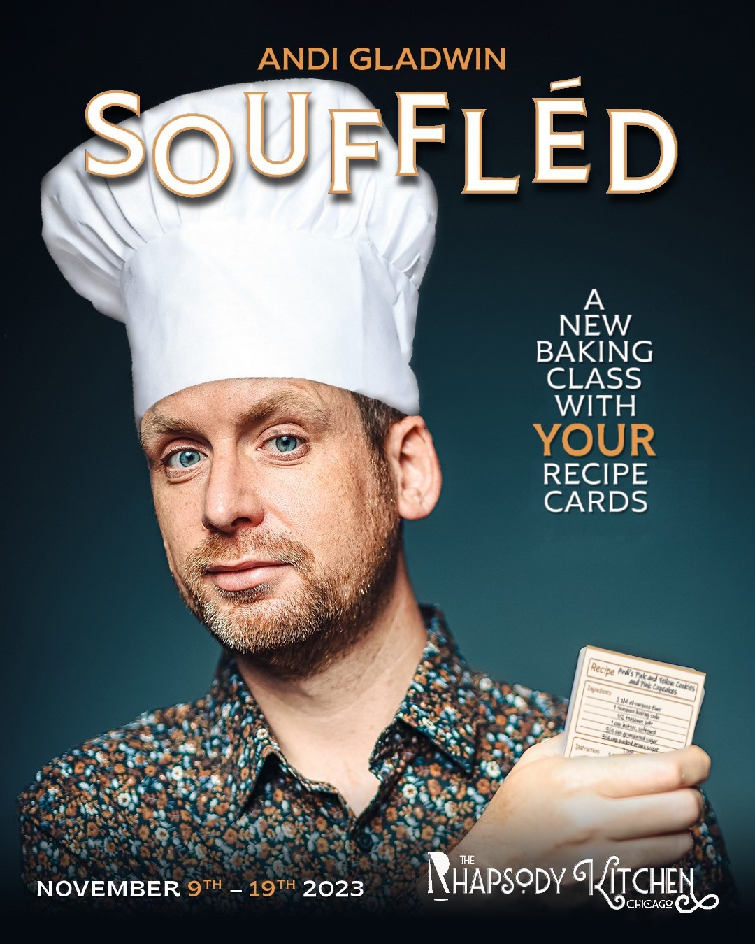 poster image for Souffled: A new baker with YOUR recipe cards